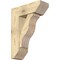 Ekena Millwork Funston Slat Rough Sawn Bracket w/ Offset Brace, Douglas Fir, 8"W x 22"D x 30"H BKT0806X22X30FST06RDF - alternate 1